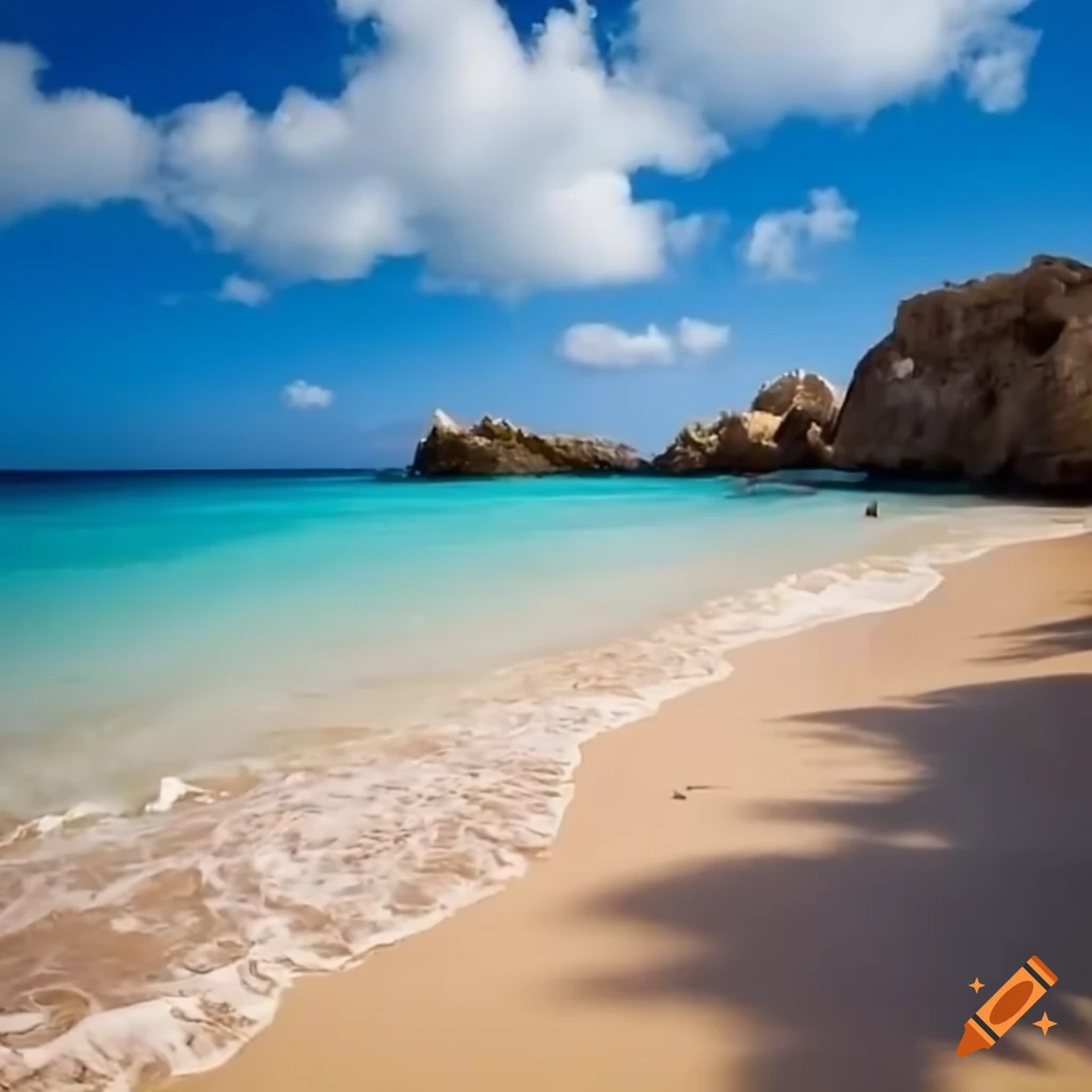 curacao caribbean sand ocean beach