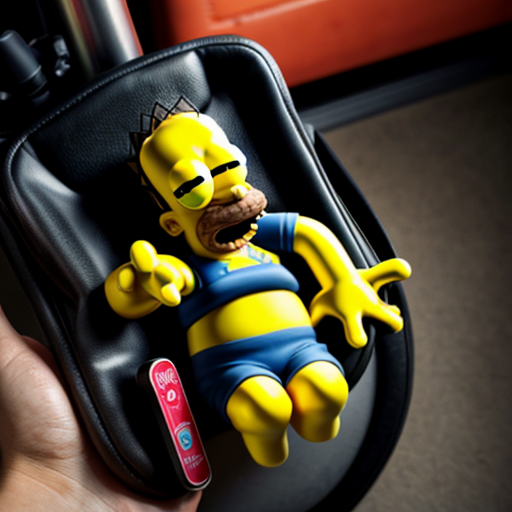 The simpsons Lisa pedal cover pump hand and Bart pedal cover pump hand