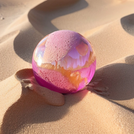 The powerpuff girls bubbles buried up to her neck in sand packed in tight by blossom and buttercup