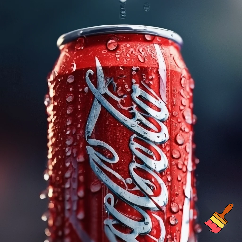 Realistic cocacola can 