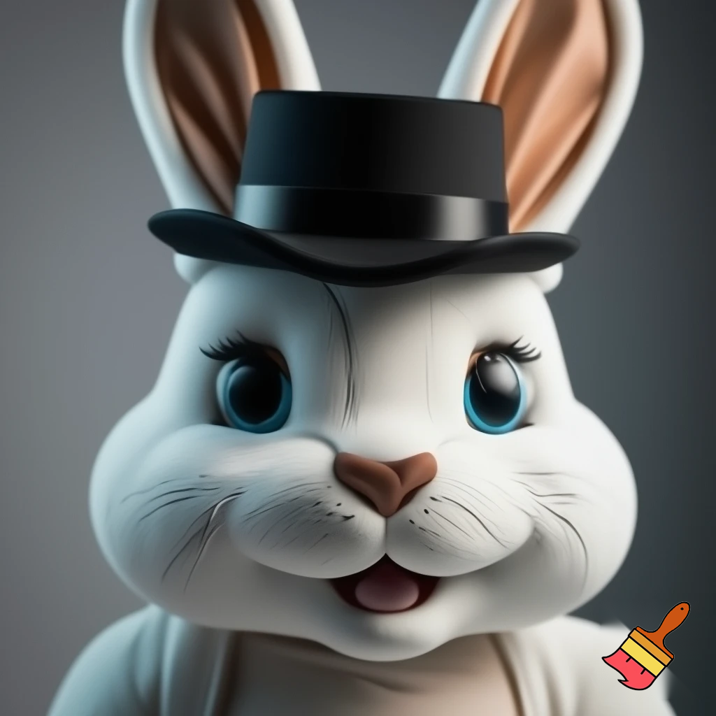 Easter bunny mascot top hat costumes🏰🚪
