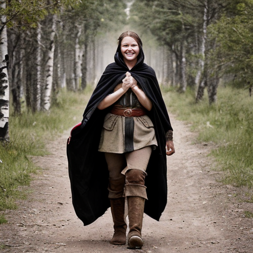 LINDA – THE FOX-EYED

Age: Around 25–26 years

Appearance:

    A face with fine but lively features – always as if about to smile.

    Eyes – bright, golden-amber, slightly elongated, almond-shaped – fox eyes. In the dark, a faint golden glint.

    Hair – chestnut or dark blonde, always tied in a ponytail or braided. A few strands always fall over her face.

    On her cheek – a small dimple that appears when she smiles.

Nose – "fox sense":

    Can smell a person from a hundred paces.

    Detects fear, illness, blood, what someone ate hours ago, whether someone passed through an area.

    Strong, unpleasant smells affect her heavily – headaches, nausea.

Build: Average height, slender, wiry – built for speed and agility.

Clothing and Gear:

    Long black cloak with a hood – reaching just below the knees, light, sturdy fabric, does not rustle.

    Under the cloak – light leather armor, dark brown, almost black, worn from use.

    Trousers of thick wool or soft leather, wide, tucked into boots.

    Boots – low, soft, with thin soles for silent movement.

    On her belt – quiver, a small hunting knife, a leather pouch with flint and other supplies.

Bow:

    Made of yew wood – light, resilient, flexible.

    As tall as she is; she carries it across her back.

    She makes her own arrows – from birch wood, with goose or falcon feathers, iron tips.

Past:

    Born in a small village at the foot of the mountains.

    As a child, she was considered "strange" – her eyes glowed in the dark, she could smell lies, she knew things before they happened.

    When sickness came to the village, she realized it came from the well. The elders did not believe her.

    They accused her of being cursed. A mob gathered at her house.

    Her father protected her, but she was banished forever. He gave her his bow and said: "Go, child. Do not return."

    She lived alone in the forest for years.

How She Joined:

    She tracked Borin out of curiosity. She followed him for three days.

    He noticed her, left her food, and did not chase her away.

    She chose to stay on her own.

Personality:

    The funniest member of the company – always joking, mocking nearly everything.

    Jokes to keep from crying – hides her pain behind laughter.

    Beneath the humor hides a deep wound from her banishment.

    Fiercely loyal – once she loves someone, she will defend them with everything she has.

    A child in a woman's body – playful, curious, sometimes misunderstood.

Skills:

    The finest hunter and tracker.

    Can move unseen anywhere.

    Shoots fast and true – can hit a coin from fifty paces.

    Knows herbs, mushrooms, animals – what is edible, what heals, what kills.

Relations with Others:

    Borin: Sees him as a father, even though she teases him.

    Garret: Teases him the most, but deeply respects him.

    Kieran: The first to make him laugh after heavy memories.

    Hedin: Finds him strange, but tolerates him.

    Finn: Treats him like a younger brother – protects him, teases him, teaches him.

