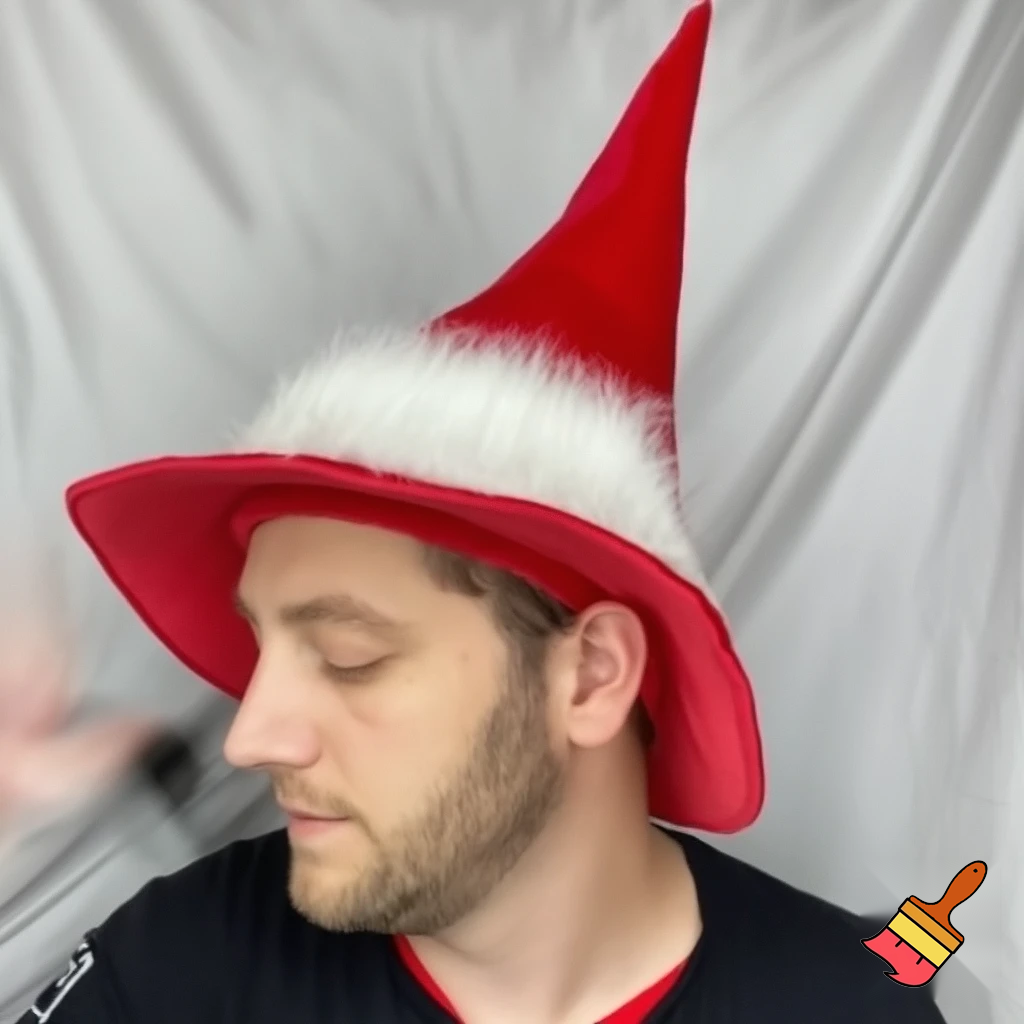 Santa Claus wizard hat📿 bendy wire hat