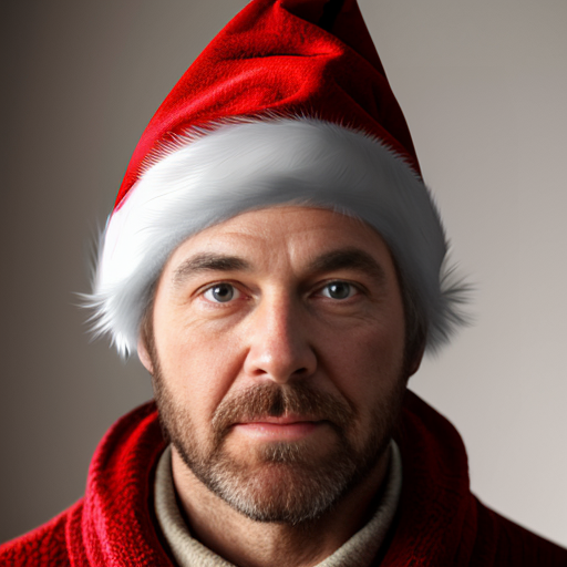 Christmas wizard hat