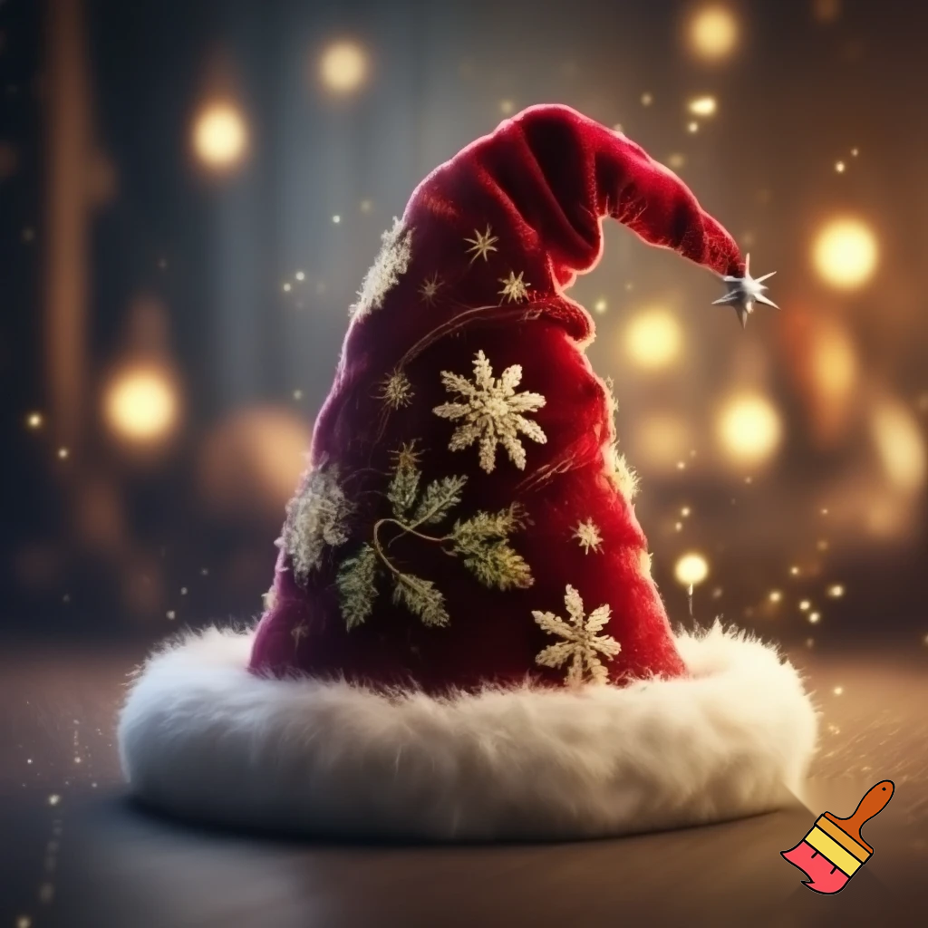 Christmas wizard hat
