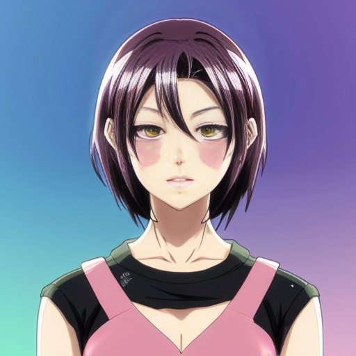 Hazme un personaje de anime en estado de materia liquido 