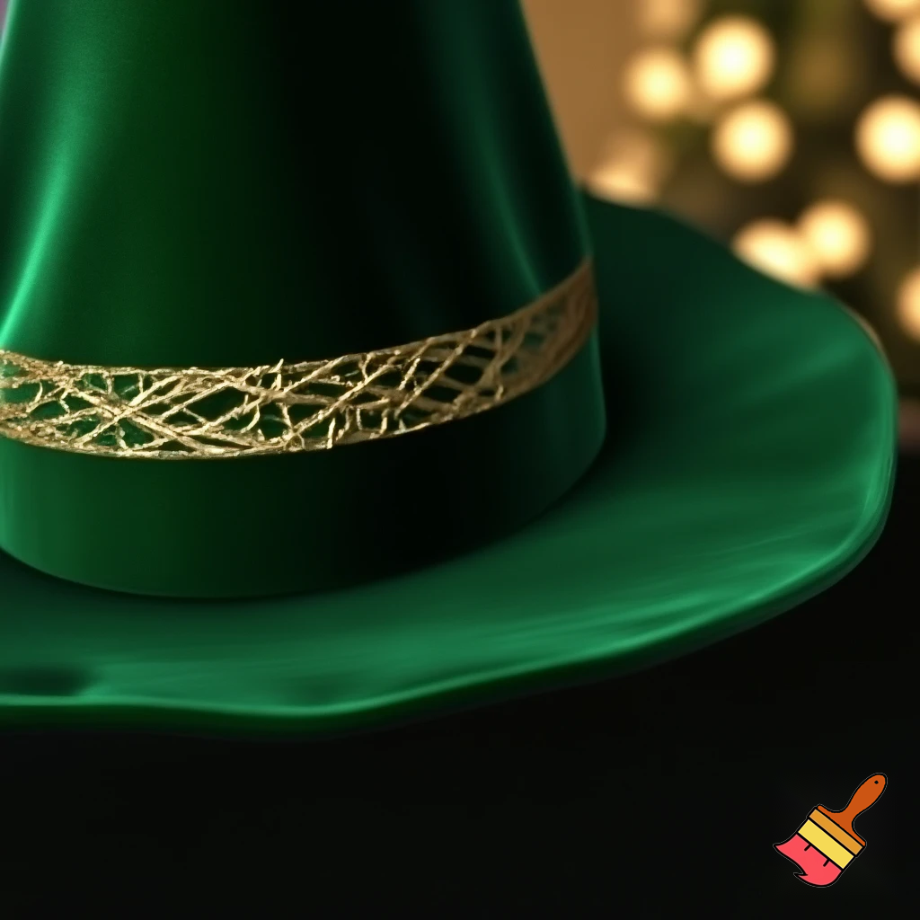 A wizard Christmas hat read the correct colour