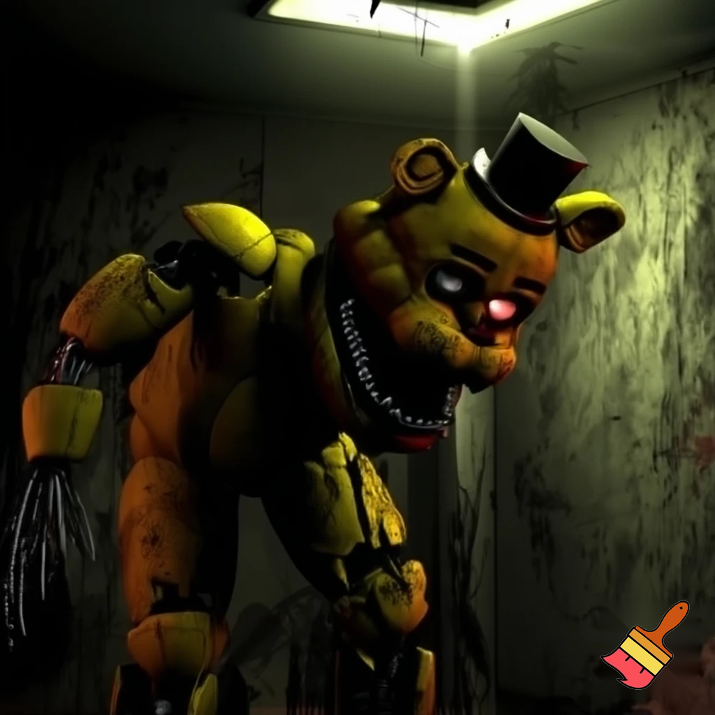 withered golden freddy fnaf