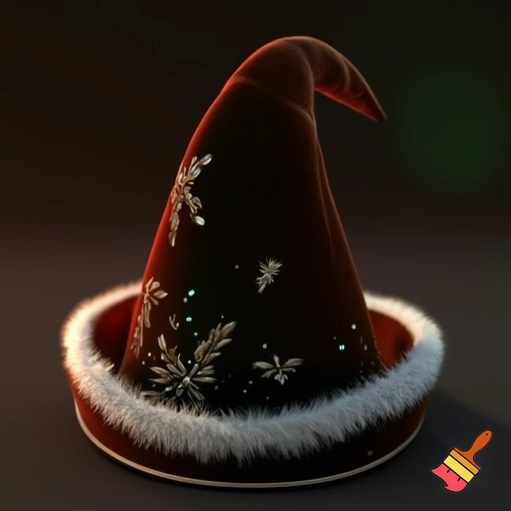 Christmas wizard hat 