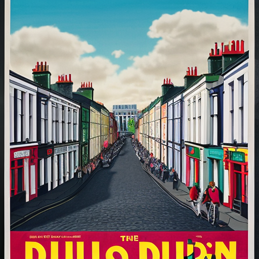 a poster about a school trip to dublin, ireland
