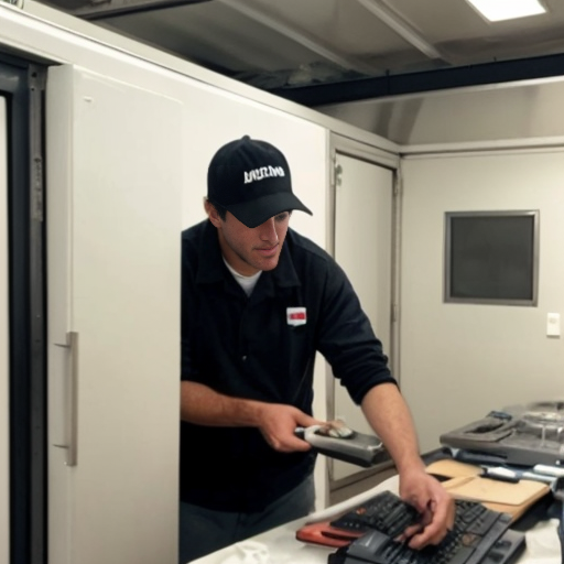 A famous person doing a normal job
