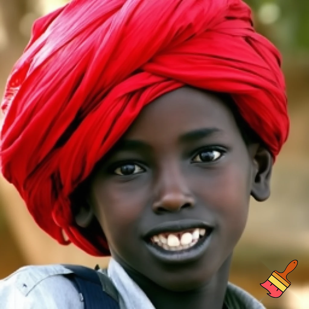 Make a Sudanese kid