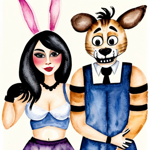 Show me what would happen if a boyfriend and girlfriend (Friday night funkin') were captured by female animatronics fnaf 2 , who then decided to make the boyfriend a girl (change his gender and appearance) and put the girl (boyfriend gender) in a cute, sexy bunny animatronic costume, and the wife girlfriend in a female animatronic cat costume. Both died in agony. How would the spirit of the girl (boyfriend gender) and his wife (girlfriend) react afterward?The boyfriend is gender (fnf) and looks like a bunny girl in spirit. How will his wife Girlfriend react to him becoming a girl?