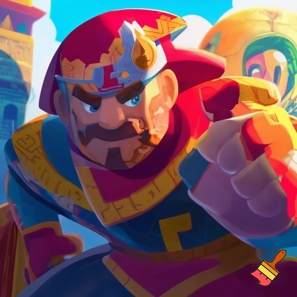 Marvel-themed cartoonish Superhero or Villain from an European country.