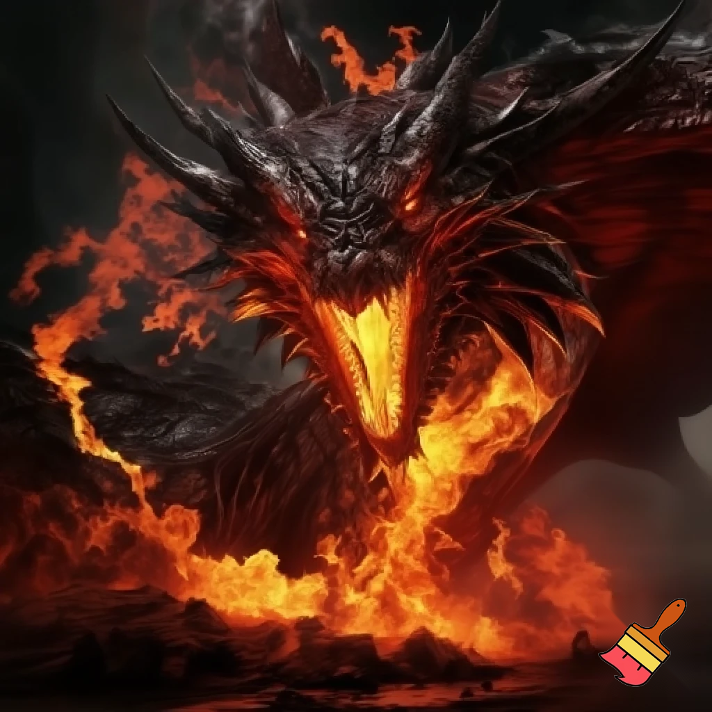 Make a Dinraal dragon from BOTW plaese it is a fire dragon dip shit DO YOUR RESHERCH