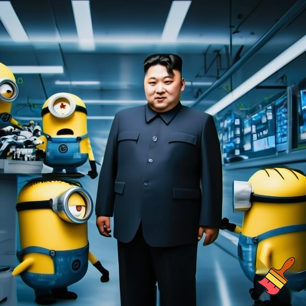 make kim jong un be with minions
