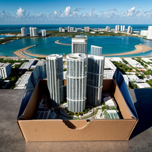 uma foto do projeto de miami (city in a box)
