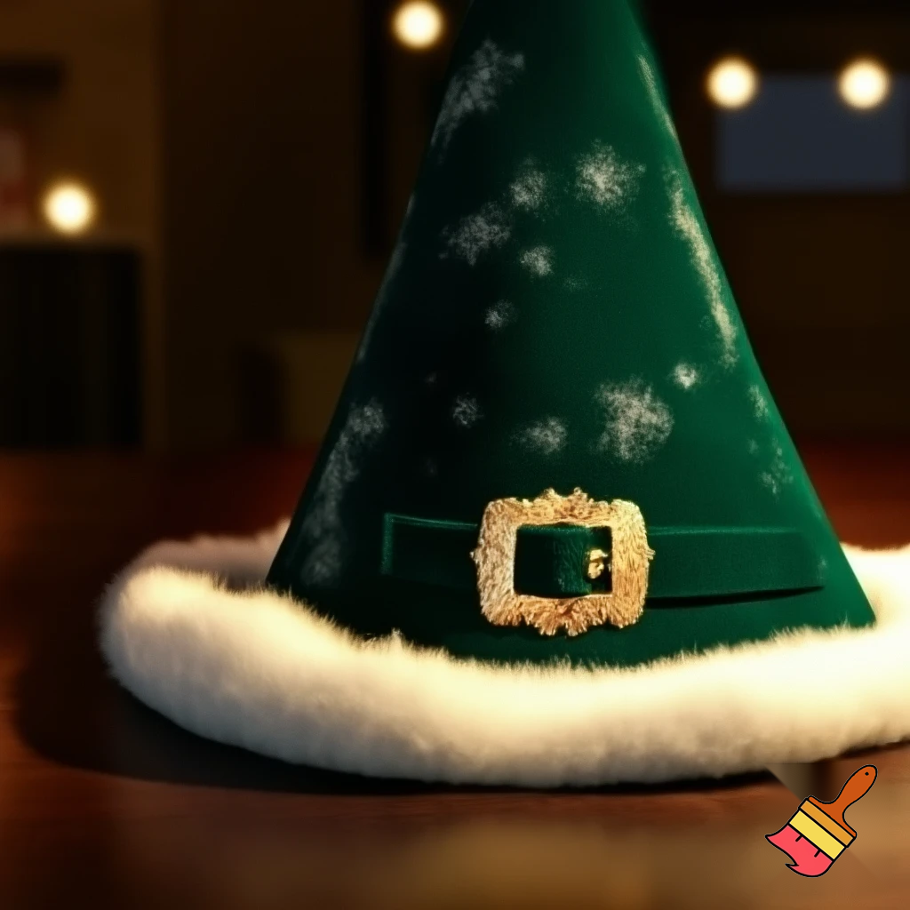 Christmas wizard hat