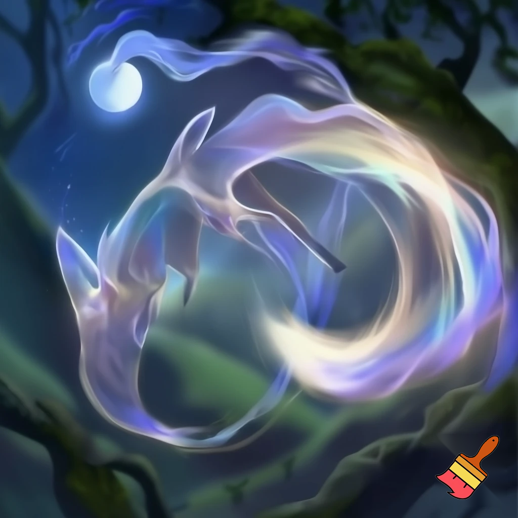 Fantasi ræv lavet af vind