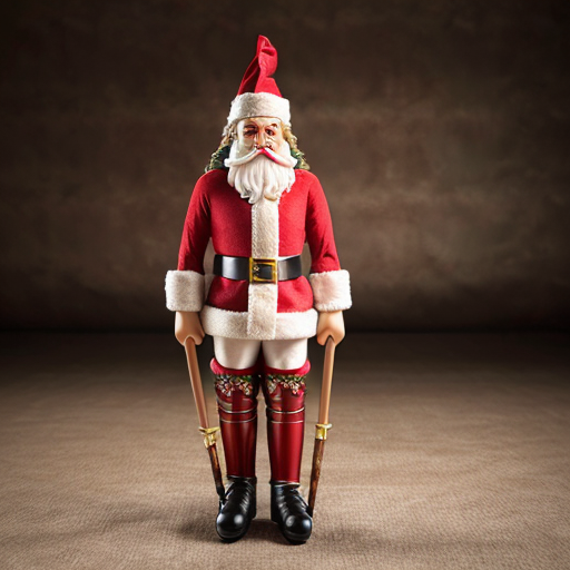 Nutcracker Santa Claus Nutcrackerh wizard Santa Claus magic stick magic walking stick