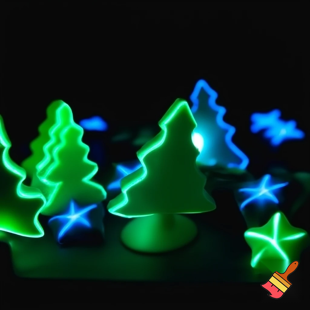 Christmas glow stick glow-in-the-dark Christmas