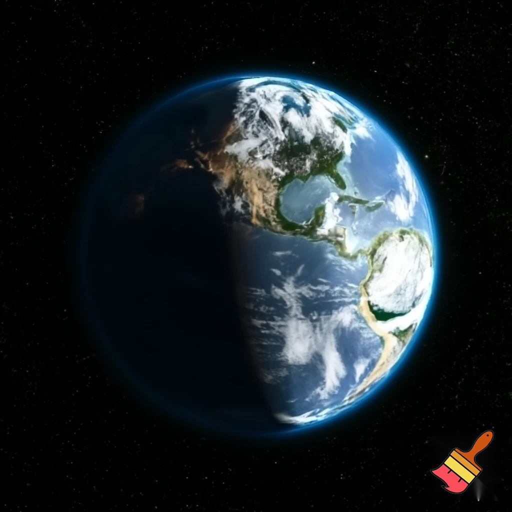 The earth in space 