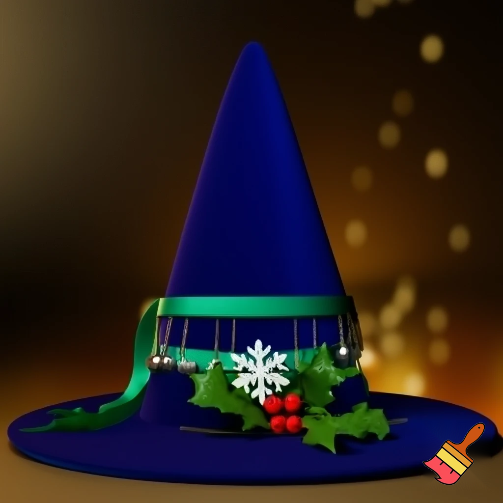 A wizard Christmas hat