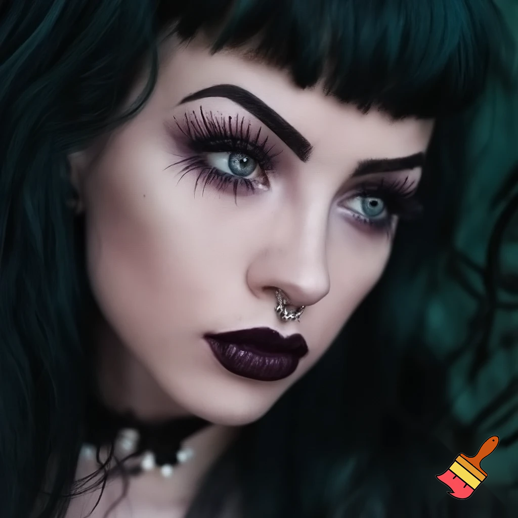 beautiful gorgeous naked nudist goth latina 