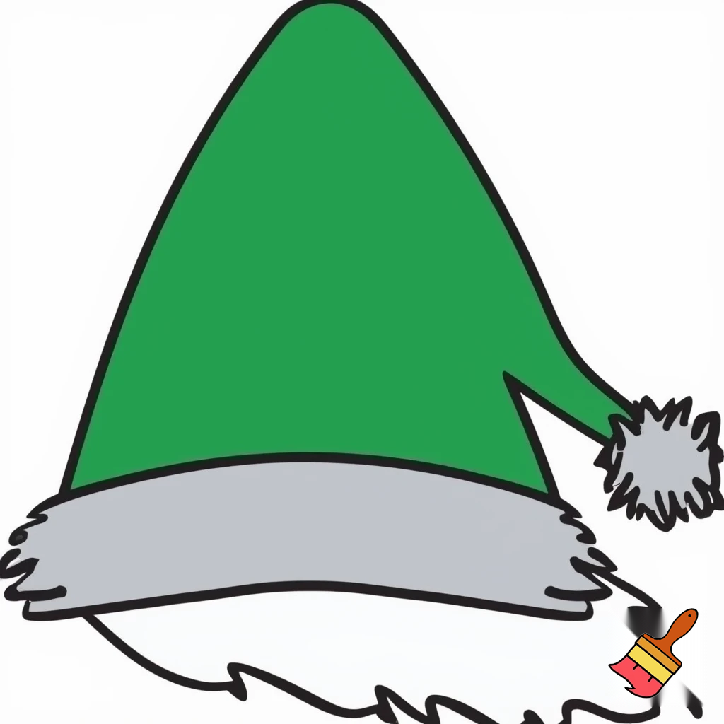 A wizard Christmas hat Santa Claus hat