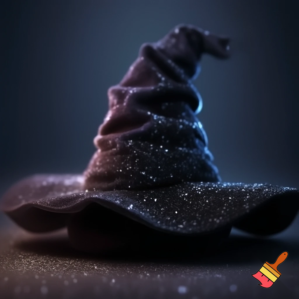 Velvet witches hat, witches hat, dark velvet witches hat and black glitter a fabric and velvet
