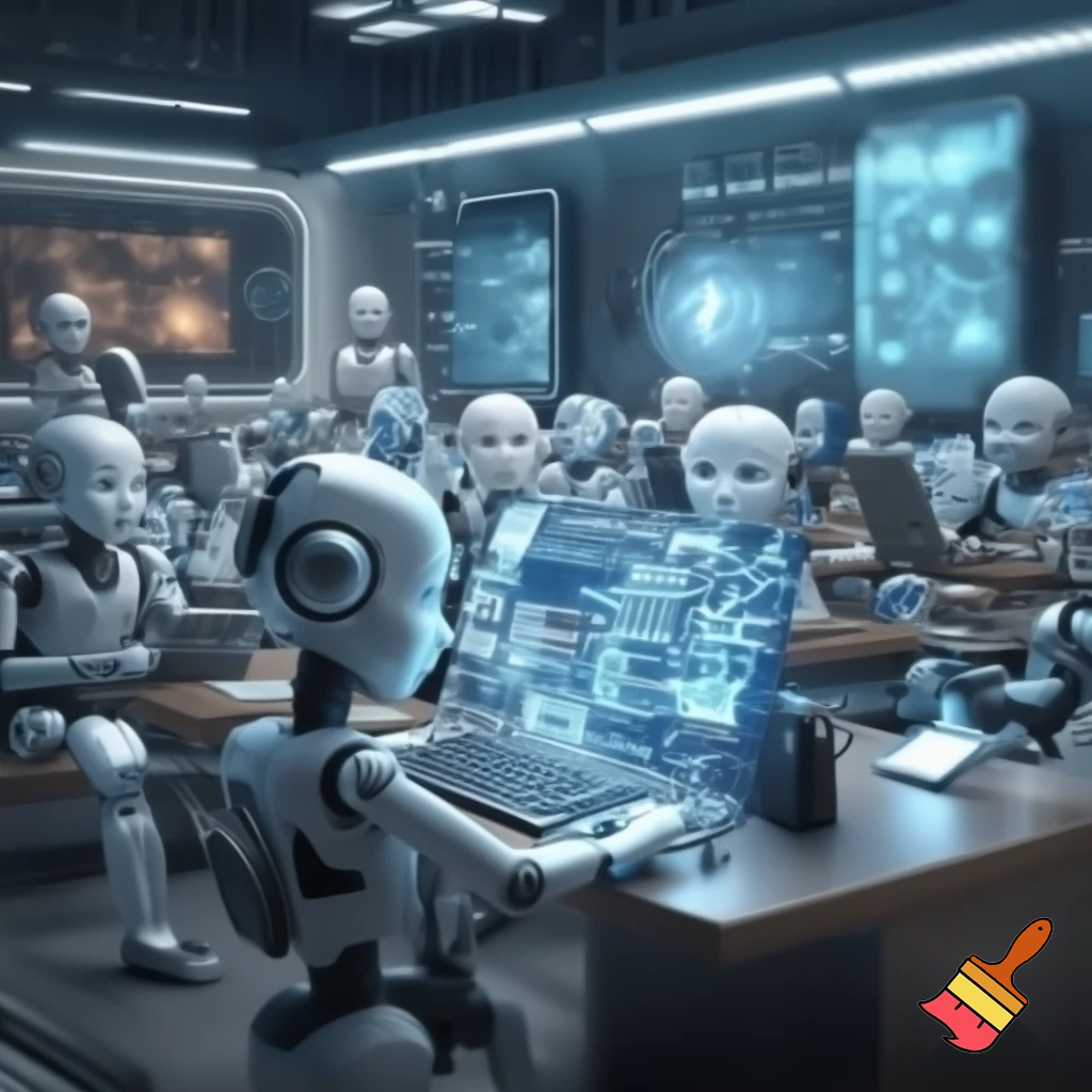 robot classroom
