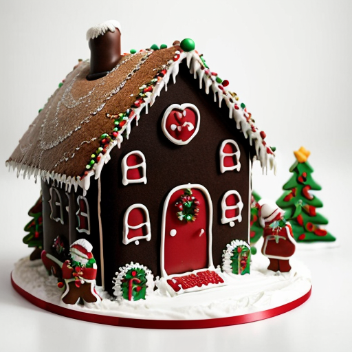 Christmas gingerbread house magic box