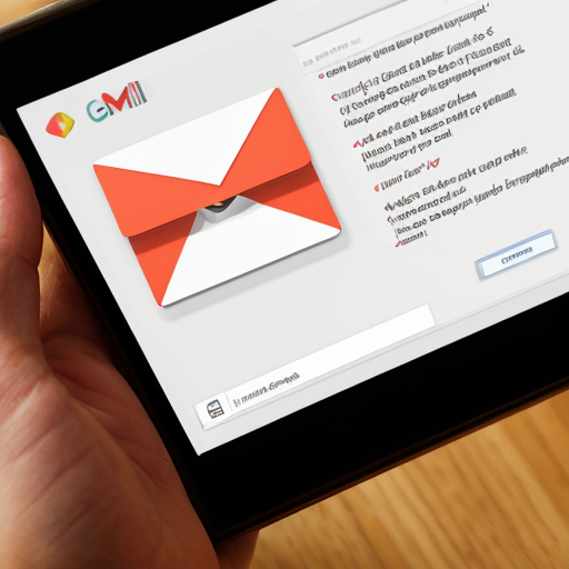 a hand clicks "send," and a red, dramatic alert flashes on the screen saying "policy violation." gmail