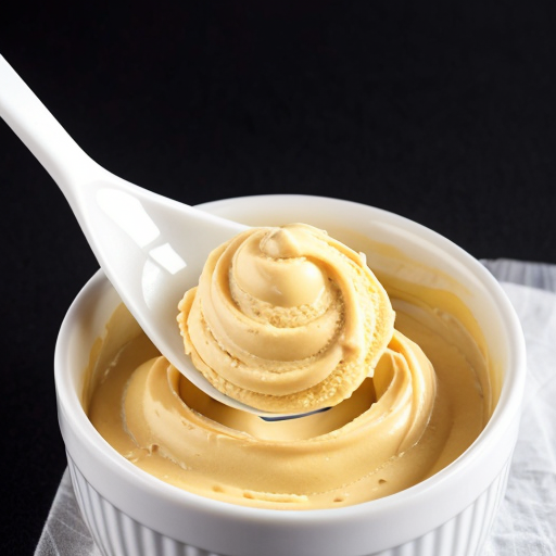 perfect custard powder with a white background