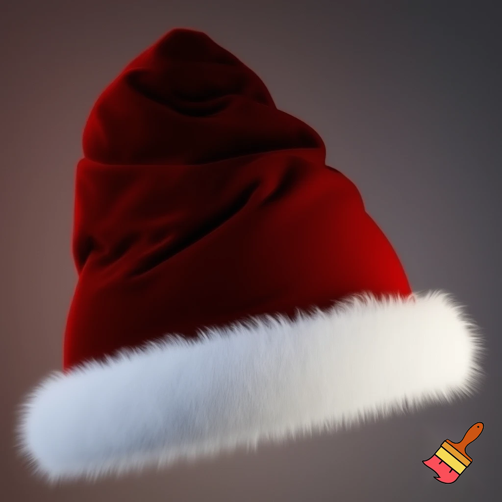A wizard Santa Claus hat read