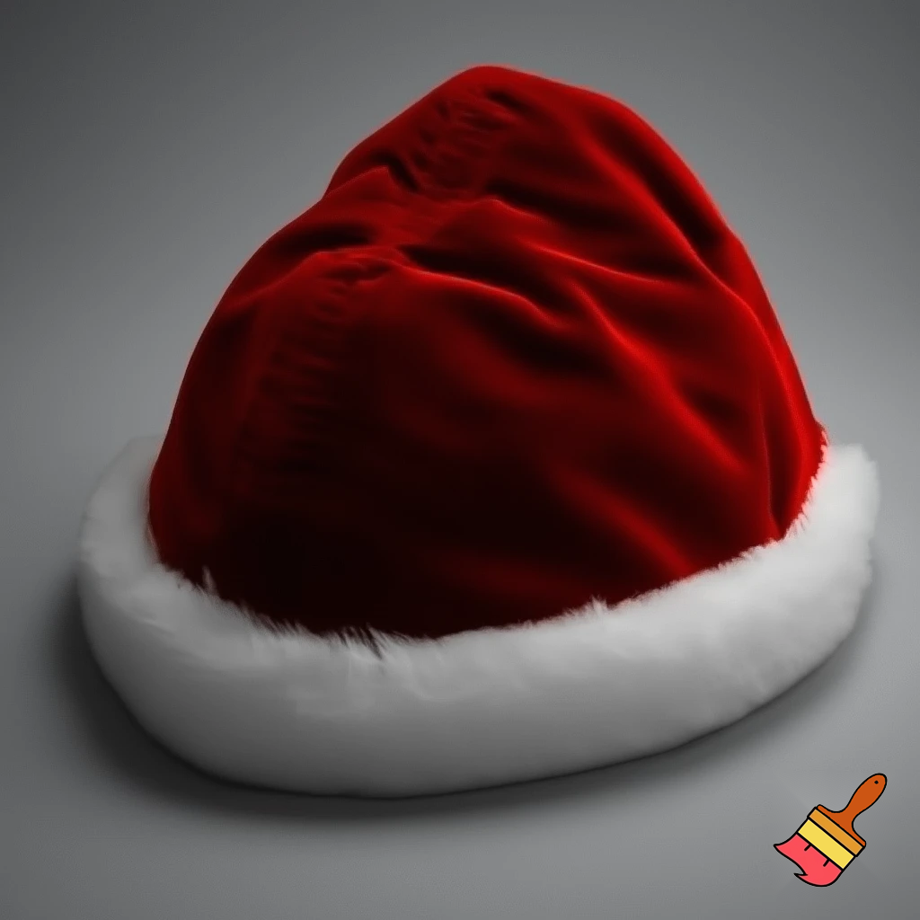 Santa Claus top hat special one special in delicate Santa Claus hat velvet