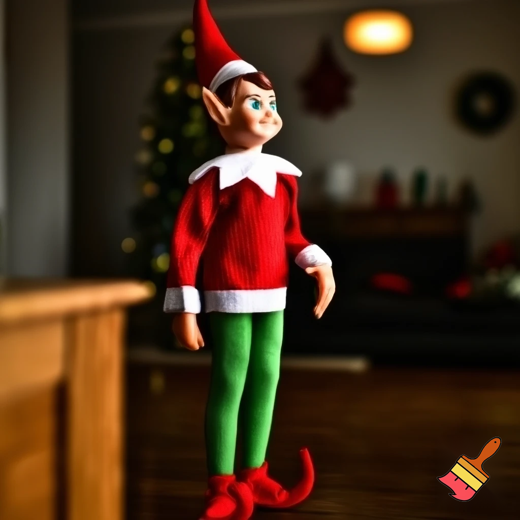 The elf on the shelf a real person
