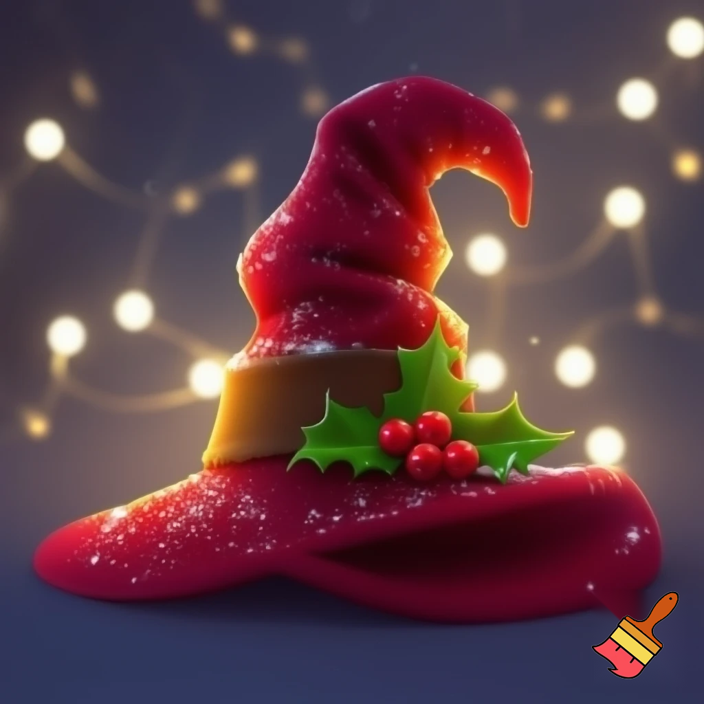 Christmas wizard hat