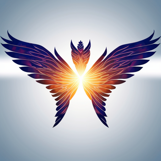 generame una imagen de unas alas bancas con un fondo transparente
