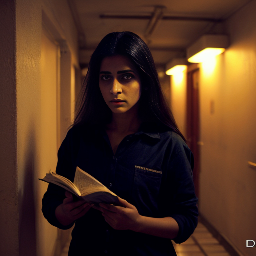 Aryan looking tired but focused while studying late night, same character design, same face, same outfit, same hairstyle, same university architecture, same hostel building, same corridor layout, same room number 213, same lighting style, identical environment, strict visual continuity, cinematic animated horror movie style, 2.5D horror cartoon animation, detailed background, volumetric lighting, dramatic shadows, suspenseful atmosphere, Khooni Monday style.
