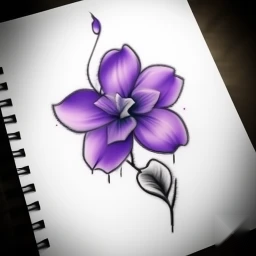 february birth flower tattoo