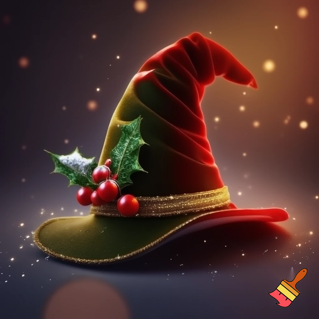 Christmas wizard hat

