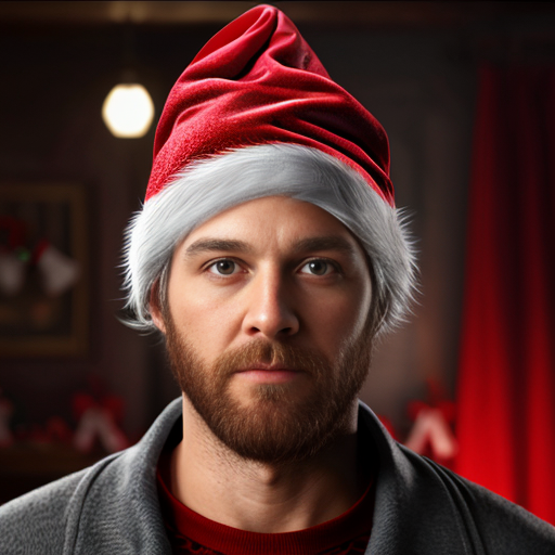 Christmas wizard hat