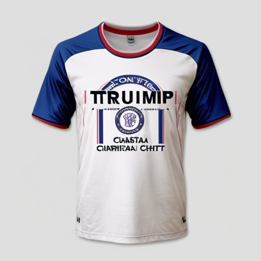 make donald trump wiring chelsea shirt