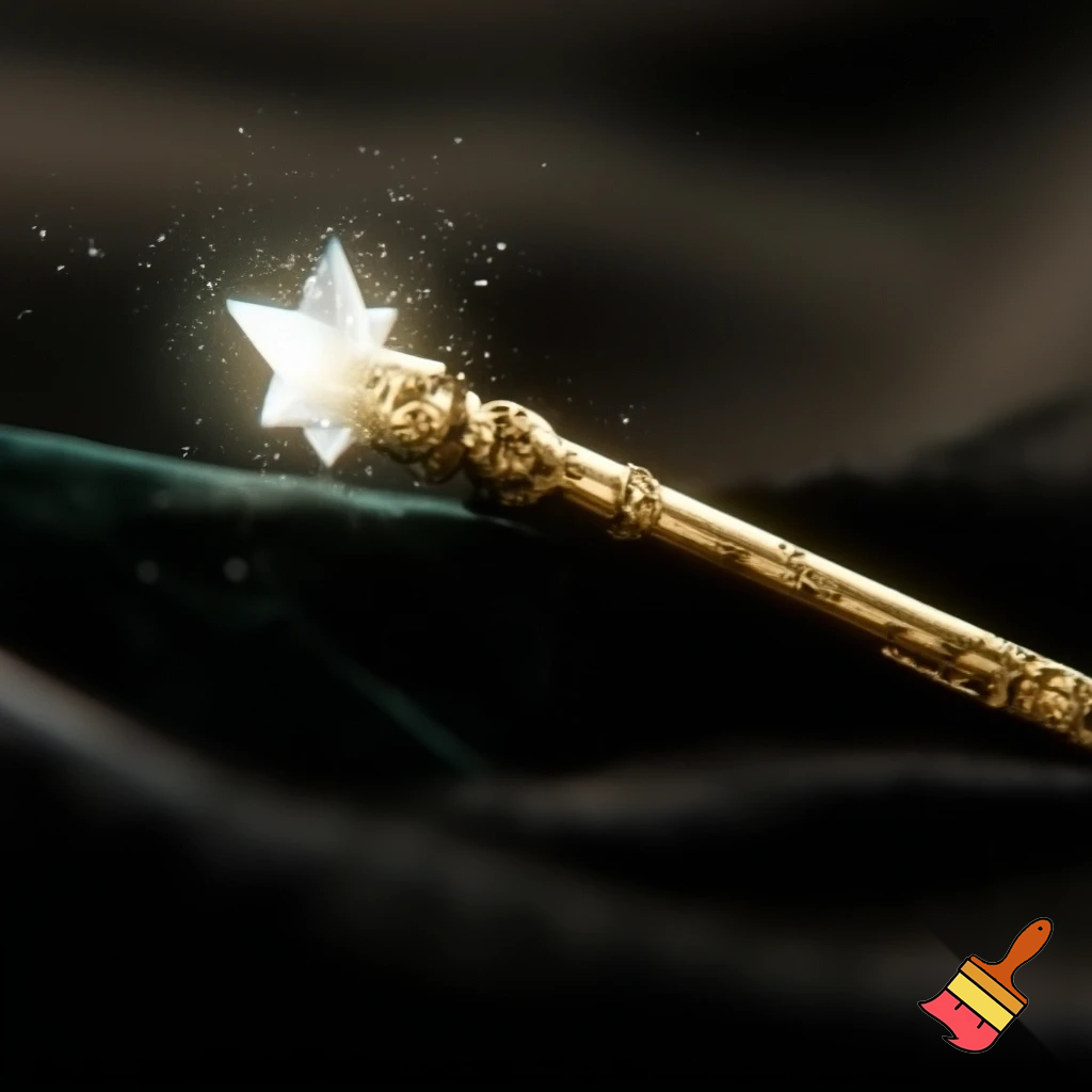 Star magic wand gold