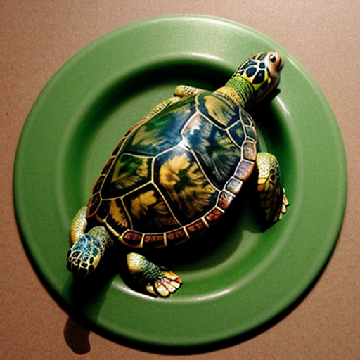 make an image of a red eared slider turtle 