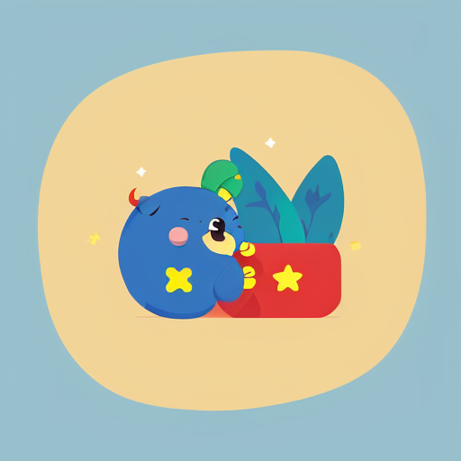 Vertical toddler learning visual, very large bold rounded number 1 centered, bright red background, soft floating yellow stars and small dots in background, gentle glow, flat cartoon style, child-friendly, clean minimal design, no objects, no text, no shadows, high contrast