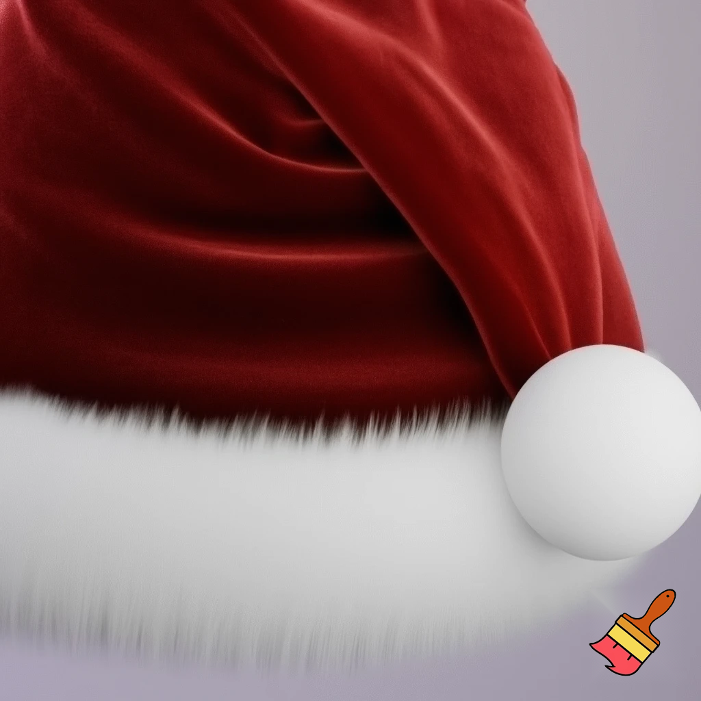 Christmas Santa Claus velvet hat delicate special delicate hat