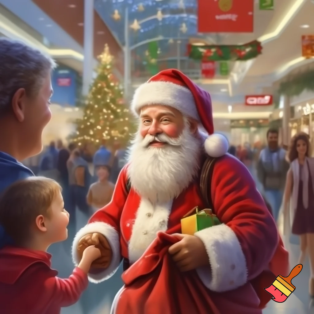 Santa Claus at Cranbourne shopping Centre