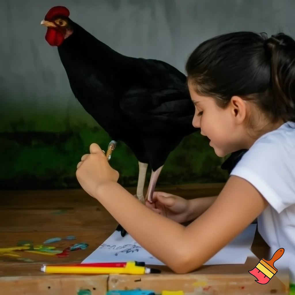 Draw a girl get fuck with big black cock 